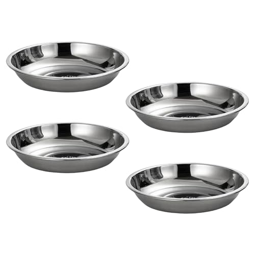 4pcs Edelstahl Dinnerteller Runde Sauce Geschirr Gewürze Tassen Runde Sauce Diping Bowl Flaches Teller Teller Dessertschale Servierschale Servierschale 4pcs Edelstahl Dinnerteller Runde Sauce Geschirr Gewürze Tassen Runde Sauce Diping Bowl Flaches Teller Teller Dessertschale Servierschale Servierschale von Fluxioxtna