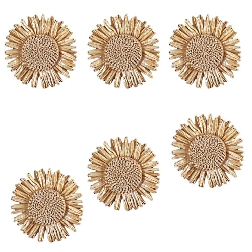 6pcs Handgefertigte Sonnenblumen Servietten Ringe Künstlerische Sonnenblumen Servietten Servietten Servietten Erhöhen Alltagsstile 6pcs Handgefertigte Sonnenblumen Servietten Ringe Künstlerische Sonnenblumen Servietten Servietten Servietten Erhöhen Alltagsstile von Fluxioxtna