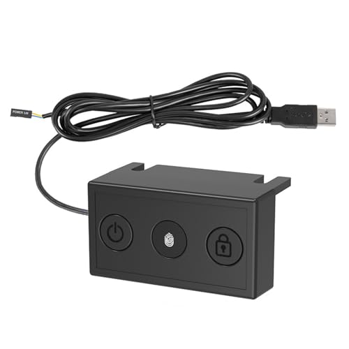 Desktop Fingerabdruck Power Switches Sperre Screen Schaltfläche USB NETZLEINE VON HOME Office Desktop Internet von Fluxioxtna