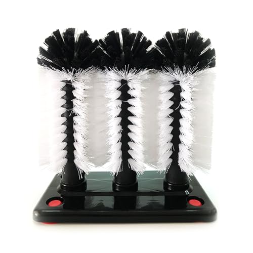 Dreifachbürstenstange Glasscheibe 3 Pinsel Mit Saugbasis 3 Kopfborstenpinsel Für Bierbecher Langbein Glasbecher Waschmaschine Mit Saugbasis von Fluxioxtna