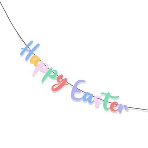 Fluxioxtna Easter Eggs Letter Girlanden Hängende Für Heimschule Und Event Decoration Store Fenster Displayzubehör Event Planer Planer von Fluxioxtna