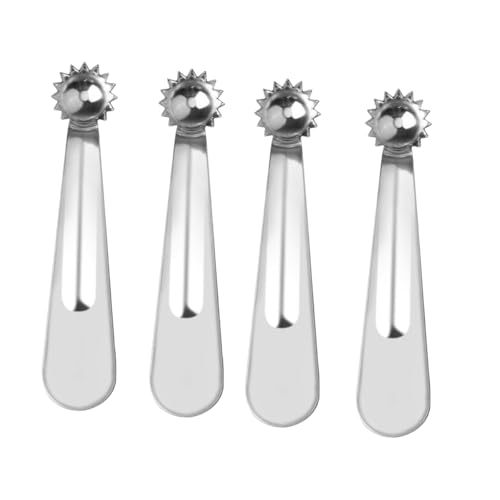 Edelstähle Obst Huller Set 4PCS Spülmaschine Corer Werkzeug Für Tomaten Erdbeergemüse Stammentfernung Praktisches Küchengericht Set Für Küchengeräte von Fluxioxtna