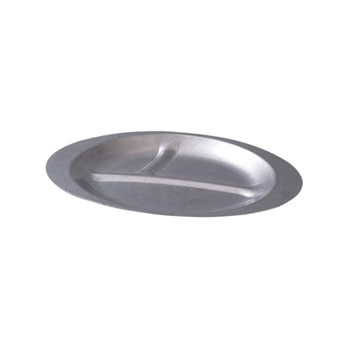Edelstahl Stähle Dessert Vorspeiseplatte Portion Control Plate Stapelbares Frühstück Küchentasche Für Erwachsene Kinder von Fluxioxtna