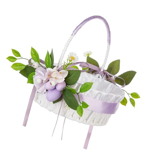Elegan Eggs Picknicks Korb Perfekt Für Frühlingsparks Picknicks Und Hinterhofpartys Mit Künstlicher Decors Urlaub Picknick Set von Fluxioxtna