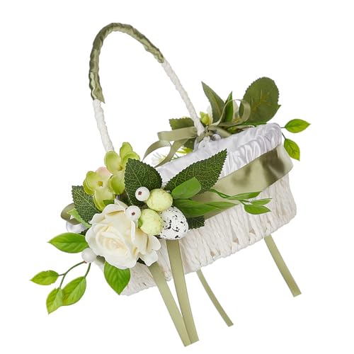 Elegan Eggs Picknicks Korb Perfekt Für Frühlingsparks Picknicks Und Hinterhofpartys Mit Künstlicher Decors Urlaub Picknick Set von Fluxioxtna