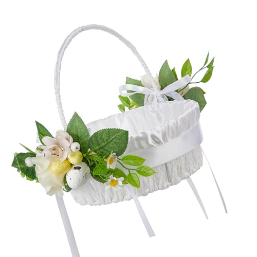 Elegan Eggs Picknicks Korb Perfekt Für Frühlingsparks Picknicks Und Hinterhofpartys Mit Künstlicher Decors Urlaub Picknick Set von Fluxioxtna