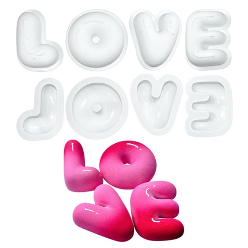 Elegante Silikon Mousses Kuchen Bakng Formen Für Valentinstag Schokolade Und Süßigkeiten Kreation Leicht Zu Bedienen Und Saubere Form von Fluxioxtna