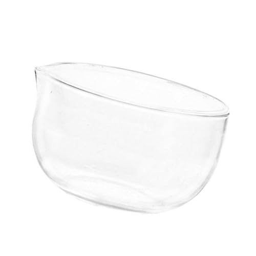 Fluxioxtna 350/600 Glasmischschale Klare Küchensalat Schüssel Serviergeschirr Lebensmittelbehälter Runde Obst Leicht Zu Bedienende Glasmischung von Fluxioxtna