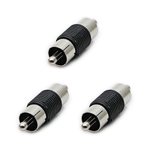 Fluxioxtna 3pcs Video Männlich Bis Männlicher Koppler Videoadapter Plattierte Steckverbinder Für Kabelverlängerung Und Signale Stabilitätsadapter Fluxioxtna 3pcs Video Männlich Bis Männlicher Koppler Videoadapter Plattierte Steckverbinder Für Kabelverlängerung Und Signale Stabilitätsadapter von Fluxioxtna