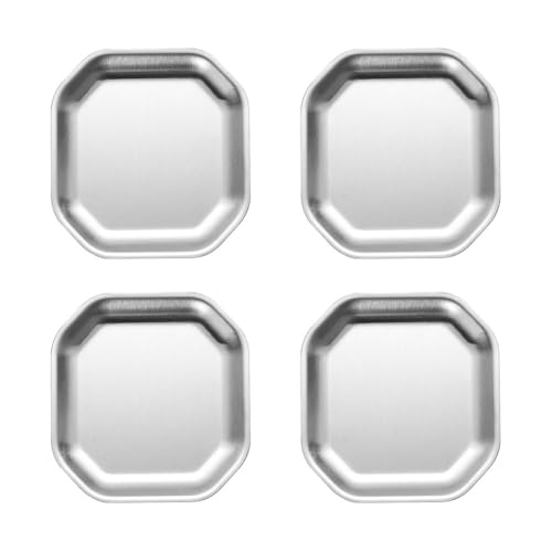 4 Pieces Praktische Gold/Silber Edelstahl Teller Für Familienessen Und Camping Abenteuer Freien Und Outdoor Camping Abenteuer 4 Pieces Praktische Gold/Silber Edelstahl Teller Für Familienessen Und Camping Abenteuer Freien Und Outdoor Camping Abenteuer von Fluxioxtna