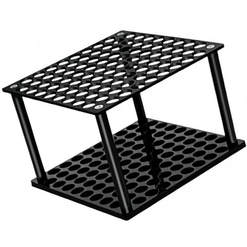 Fluxioxtna 96 Loch Acrylpinsel Pinsel Organisatoren Multipurpose Stifthalter Für Marker Bleistift Storage Desk Ständer Mit Robustem Basismodular Acrylbürstensystem von Fluxioxtna
