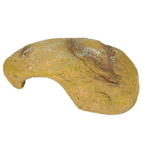 Fluxioxtna Aquarien Harz Schutzhöhle Landschaft Dekoration Terrarien Acker Plattform Reptilien Versteck Höhlen Lebensräume Orament Safe Fischlebensräume von Fluxioxtna