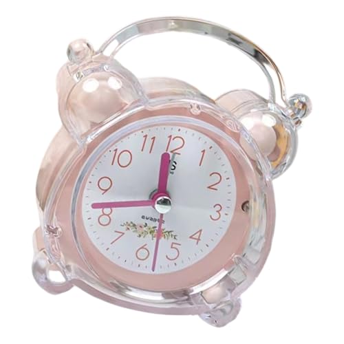 Fluxioxtna Cartoon Themen Zeitmessgerät Ruhige Wecker Für Kinder Zimmer Abs Plastik LED Night Light Betsiden Tautöne Kinder Wecker Mit Nachtlicht von Fluxioxtna