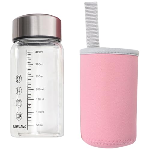 Fluxioxtna Clear Graduated Trinkglas Unisex Design Sturdes Hitzebeständige Materialien Direktes Getränk Tragbar Für Office Fitnessstudio Benutzerfreundliche Hitzebeständige Flasche Fluxioxtna Clear Graduated Trinkglas Unisex Design Sturdes Hitzebeständige Materialien Direktes Getränk Tragbar Für Office Fitnessstudio Benutzerfreundliche Hitzebeständige Flasche von Fluxioxtna
