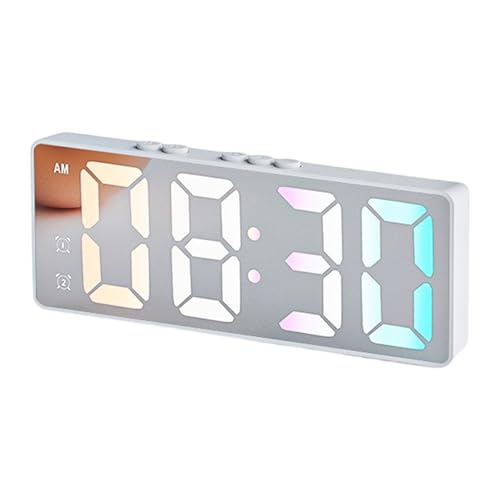 Fluxioxtna LED Electronic Spelent Digital Wecker Mit Temperaturdatum Anzeige Sprachsteuerung Zwei Alarme Für Schlafzimmer Decors Spiegel Wecker Für Home Office Fluxioxtna LED Electronic Spelent Digital Wecker Mit Temperaturdatum Anzeige Sprachsteuerung Zwei Alarme Für Schlafzimmer Decors Spiegel Wecker Für Home Office von Fluxioxtna