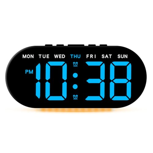 Fluxioxtna LED Wecker Verstellbarer Helligkeit Desk Colck Dimmbare Bett Für Ältere Menschen Und Senioren Für Schlafzimmer Verstellbare Helligkeitsuhr Fluxioxtna LED Wecker Verstellbarer Helligkeit Desk Colck Dimmbare Bett Für Ältere Menschen Und Senioren Für Schlafzimmer Verstellbare Helligkeitsuhr von Fluxioxtna