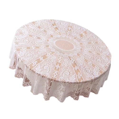 Fluxioxtna Lace Doilies White Häkeln Waschbarer Polyester Jacquards Für Hochzeitsfeier Restaurant Bankette Dekoration Restaurant Tisch Cover von Fluxioxtna