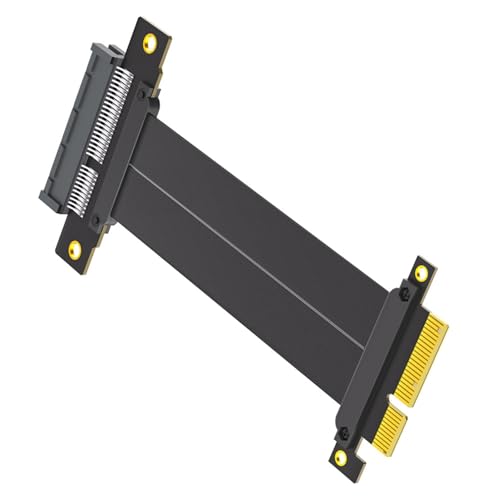 Fluxioxtna PCIE4.0 Verlängerungskabel 180 Grad Bis 180 Grafikkarte Extender Desktop Computer Motherboardadapter von Fluxioxtna