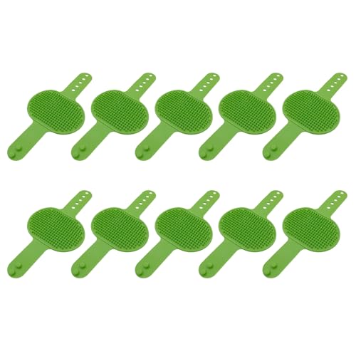 Fluxioxtna Packung Von 10 Einstellbaren Silikonkatzen Die Pinsel Für Möbelbeine Pflegeputze Tiermassage Werkzeug Lose Haarentferner Pflegekatzen Spielzeug Mit Silikonbrorsten von Fluxioxtna