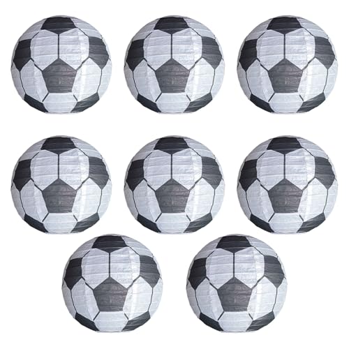 Fluxioxtna Set Von 8 Fußballpapierlampen Für Geburtstagsfeiern Und Feierschule Event Dekorationen Sportzubehör Kinderzimmerdekoration Fluxioxtna Set Von 8 Fußballpapierlampen Für Geburtstagsfeiern Und Feierschule Event Dekorationen Sportzubehör Kinderzimmerdekoration von Fluxioxtna