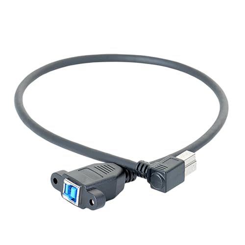 Fluxioxtna USB3.0 Back Panel Mount B Typ FEMPY Bis Rechts Abgewinkelte 90 Grad B Typ Männliches Verlängerungskabel Für Die Druckerkamera Fluxioxtna USB3.0 Back Panel Mount B Typ FEMPY Bis Rechts Abgewinkelte 90 Grad B Typ Männliches Verlängerungskabel Für Die Druckerkamera von Fluxioxtna
