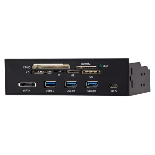 Fluxioxtna Vorderseite USB3.0 Kartenleser Für Schnelle Datenübertragung Und Vielseitige Kartenunterstützung PC Interner Kartenleser Fluxioxtna Vorderseite USB3.0 Kartenleser Für Schnelle Datenübertragung Und Vielseitige Kartenunterstützung PC Interner Kartenleser von Fluxioxtna