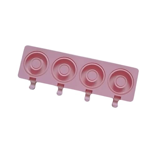 Form Ices Creme Formen 4 Hohlraum Silikon Stiel Ices Ices Würfel Tablett Maker Backkuchen Süßigkeiten Schimmelpilze von Fluxioxtna
