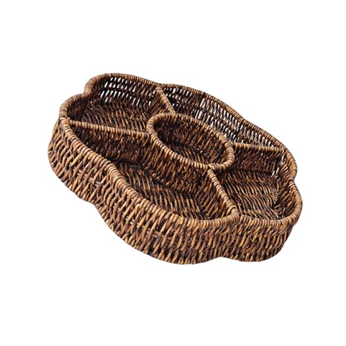 Imitation Rattan Fruit Storage Tably Divider Obst Display Tablettkörbe Für Stabile Anzeigen In Häusern Und Essbereich Imitation Rattan Fruit Storage Tably Divider Obst Display Tablettkörbe Für Stabile Anzeigen In Häusern Und Essbereich von Fluxioxtna