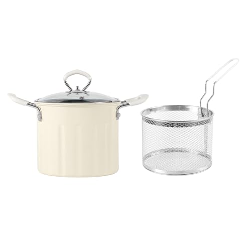 Kleine Töpfe Mit Korb Und Ölsieb Nicht Stick Kochgeschirr Für Französische Pommes Ergonomische Griffe Kochpfannen von Fluxioxtna