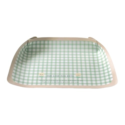 Fluxioxtna Kratzfeste Haustierschale Matte wasserdichte PU Placemat Nonspill Design Einfach Sauberes Füttern Für Hundekatzen Innenhilfe Von Haustier Futter Tablett von Fluxioxtna