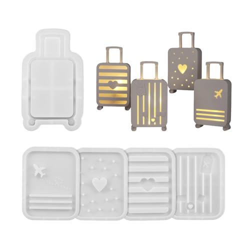 Kreative Silikonkoffer Schimmel Für Schatten Leichte Handwerksprojekte Epoxidharz Zement Gips Kunstversorgungen Silikonform Set Kreative Silikonkoffer Schimmel Für Schatten Leichte Handwerksprojekte Epoxidharz Zement Gips Kunstversorgungen Silikonform Set von Fluxioxtna