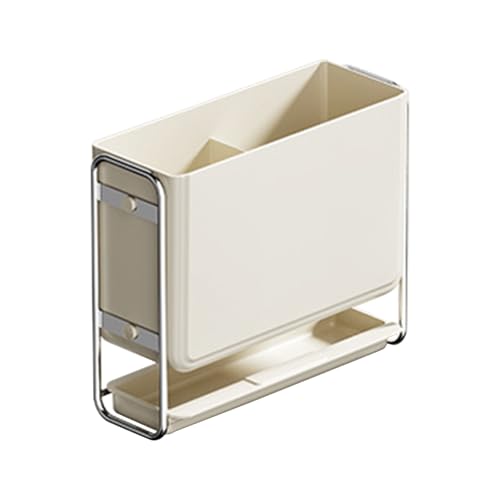 Küchenutensilienabfluss Lager Rack Waschbecken Utensilien Container Wandmontage Chopstick Organisatoren Rack Einfach Zu Installieren von Fluxioxtna