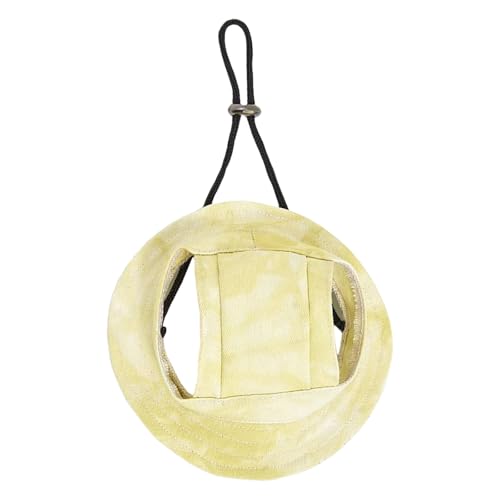 Fluxioxtna Multi Haustier Sonne Schutzhut Breites Design Für Hunde Katzen Kaninchen Heißwetter Accessoire Haustier Sonne Für Kleine Tiere von Fluxioxtna