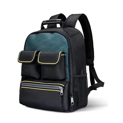 Multi Pocket Werkzeug Rucksack Für Elektriker Techniker Tragen Resistente Oxford Stoff Umhängetaschen Werkzeug Organisatoren Tragbare Organisator von Fluxioxtna