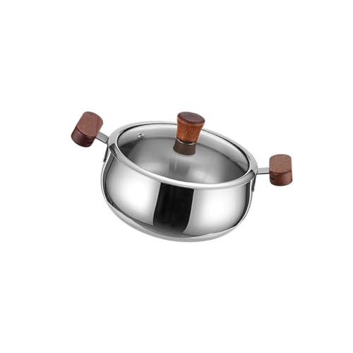 Nicht STIAK Bottom Edelstahl Stock Pots Glasdeckel Hitzes Kochgeschirr Mehrzweckküchenkochzubehör Nicht STIAK Bottom Edelstahl Stock Pots Glasdeckel Hitzes Kochgeschirr Mehrzweckküchenkochzubehör von Fluxioxtna