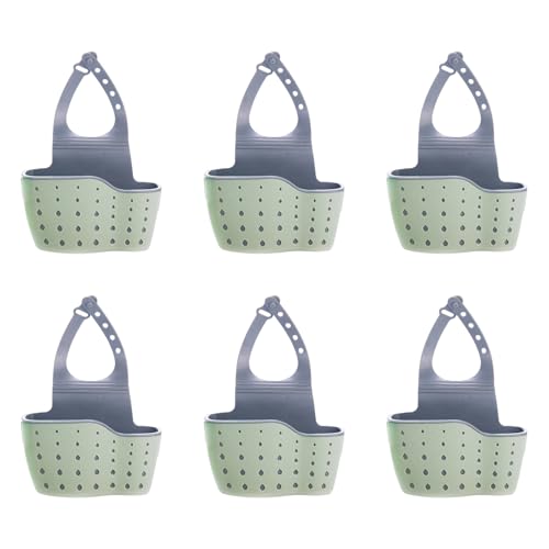 Platz Sparende Küchenarmatur Hanging Korb Mit Verstellbaren Designs Stabiler Plastikabgabel Für Schwamm Schrubben Wasserhahn Hängenden Entwässerungsbeutel von Fluxioxtna