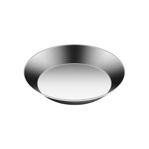 Runde Teller Großes Metall Servierschale Für BBQ Camping Und Snacks Spülmaschine Safes Geschirr Küche Utensilien Camping Geschirr von Fluxioxtna