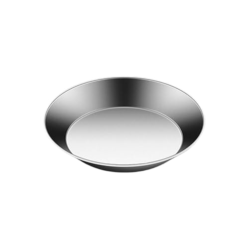 Runde Teller Großes Metall Servierschale Für BBQ Camping Und Snacks Spülmaschine Safes Geschirr Küche Utensilien Camping Geschirr von Fluxioxtna