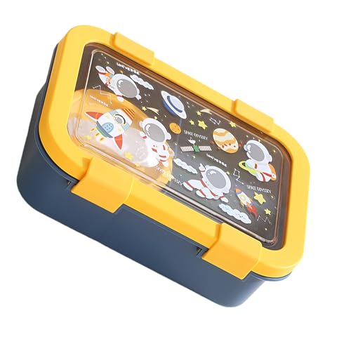 Schöne Cartoon Lunchbox Mit Mehreren Fächern Und Lecksof Lebensmittelbehälter Schöne Geteilte Bentos Box Für Kinder Erwachsene Cartoon Design Mahlzeiten Zubereitungsbehälter von Fluxioxtna