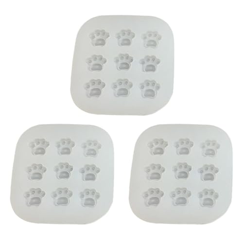 Set Von 3 Silikonformen Für Lebensmittelqualität Für Haustier Leckereien Und Pralinen Dessert Backform Praktische Eiswürfelschalen Tablett von Fluxioxtna
