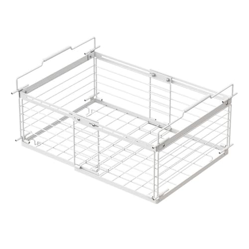 Stapelbarer Gefrierschrankbehälter Des Brustkorbs Mit Metall Kühlschranklager Korb Praktische Kühlschrank Organisation Systeme Erweiterbarer Gefrierschrank Lagerkorb von Fluxioxtna