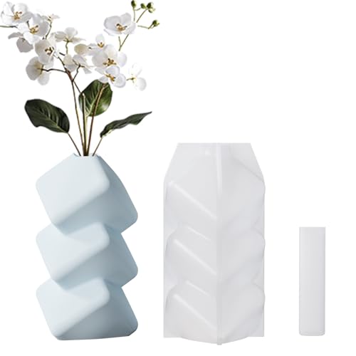 Vielseitige Silikonblumen Vase Ornamentform Ideal Zum Erstellen Künstlerischer Vasen Und Zur Verbesserung Der Geometrischen Silikonform Der Heimästhetik von Fluxioxtna