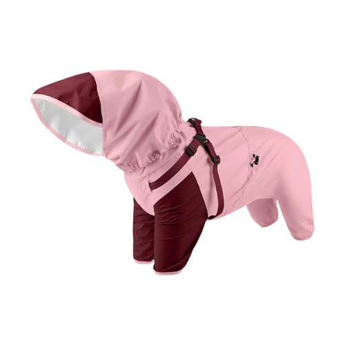 Wasserprevent Hunde Regenjacken Mit Einstellbaren Kapuzen Windschutzdesign Für Kleine Bis Große Rassen Freien Freien Ergonomische Hund von Fluxioxtna