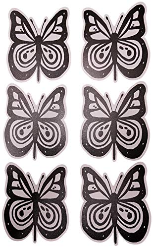 FlyEx Magnete anstatt Aufkleber Sticker für Fliegengitter Insektenschutz Reparatur-Set Vogelschlag Netze Türen Fenster Schiebetüren Spannrahmen (3X Schmetterling) von FlyEx