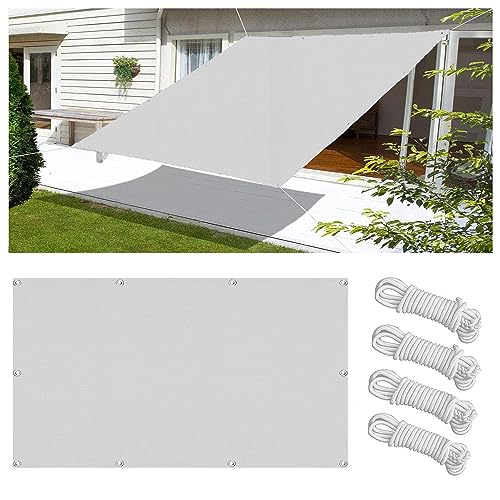 Sonnensegel Wasserdicht Rechteckig 1.2x1.6M Multi Farbe und Größe Sonnensegel Balkon UV Schutz Sonnenschutz Markise Mit Ösen Und Kordel für Balkon Terrasse Garten von FlySoul