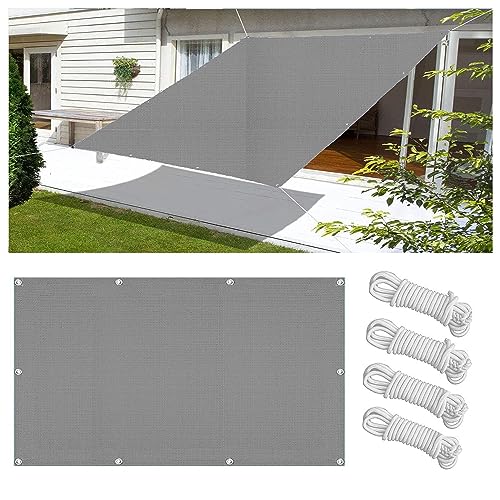 Sonnensegel Wasserdicht Rechteckig 1.2x1.8M Multi Farbe und Größe Sonnensegel Balkon UV Schutz Sonnenschutz Markise Mit Ösen Und Kordel für Balkon Terrasse Garten von FlySoul