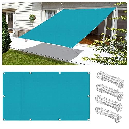 Sonnensegel Wasserdicht Rechteckig 1.2x3.2M Multi Farbe und Größe Sonnensegel Balkon UV Schutz Sonnenschutz Markise Mit Ösen Und Kordel für Balkon Terrasse Garten von FlySoul