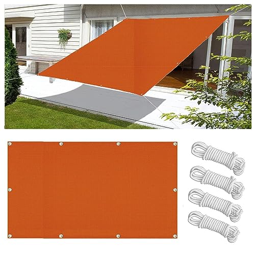 Sonnensegel Wasserdicht Rechteckig 1.5x2M Multi Farbe und Größe Sonnensegel Balkon UV Schutz Sonnenschutz Markise Mit Ösen Und Kordel für Balkon Terrasse Garten von FlySoul