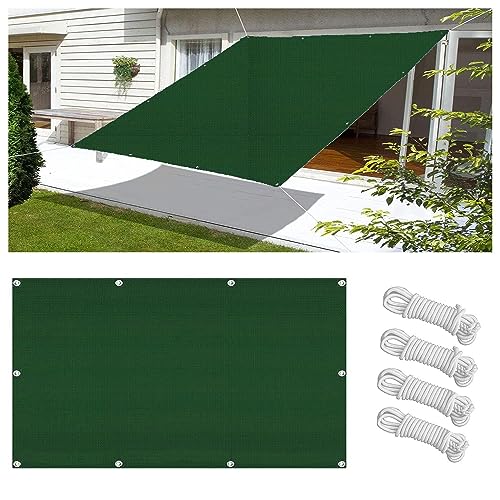 Sonnensegel Wasserdicht Rechteckig 1x2.4M Multi Farbe und Größe Sonnensegel Balkon UV Schutz Sonnenschutz Markise Mit Ösen Und Kordel für Balkon Terrasse Garten von FlySoul