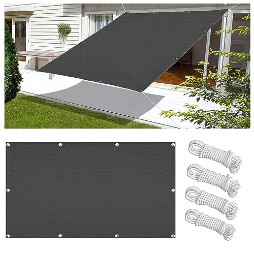 Sonnensegel Wasserdicht Rechteckig 3.5x5M Multi Farbe und Größe Sonnensegel Balkon UV Schutz Sonnenschutz Markise Mit Ösen Und Kordel für Balkon Terrasse Garten von FlySoul